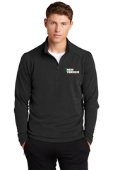 Lightweight Quarter Zip- Heather Black