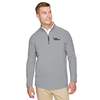 CrownLux Performance® Men's Clubhouse Micro-Stripe Quarter-Zip